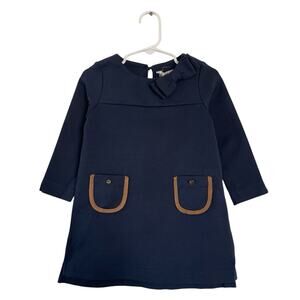 Hope & Henry Toddler Girls Quilted Ponte Riding Dress Size 2T NWT